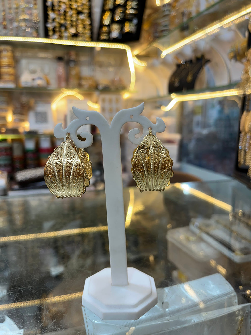 Turkey Pattern Earrings – Elegant Imported Design