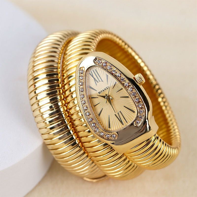 Snake Design Bracelet Watch.