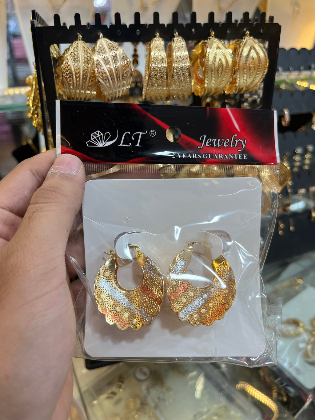 Turkey Pattern Earrings – Elegant Imported Design