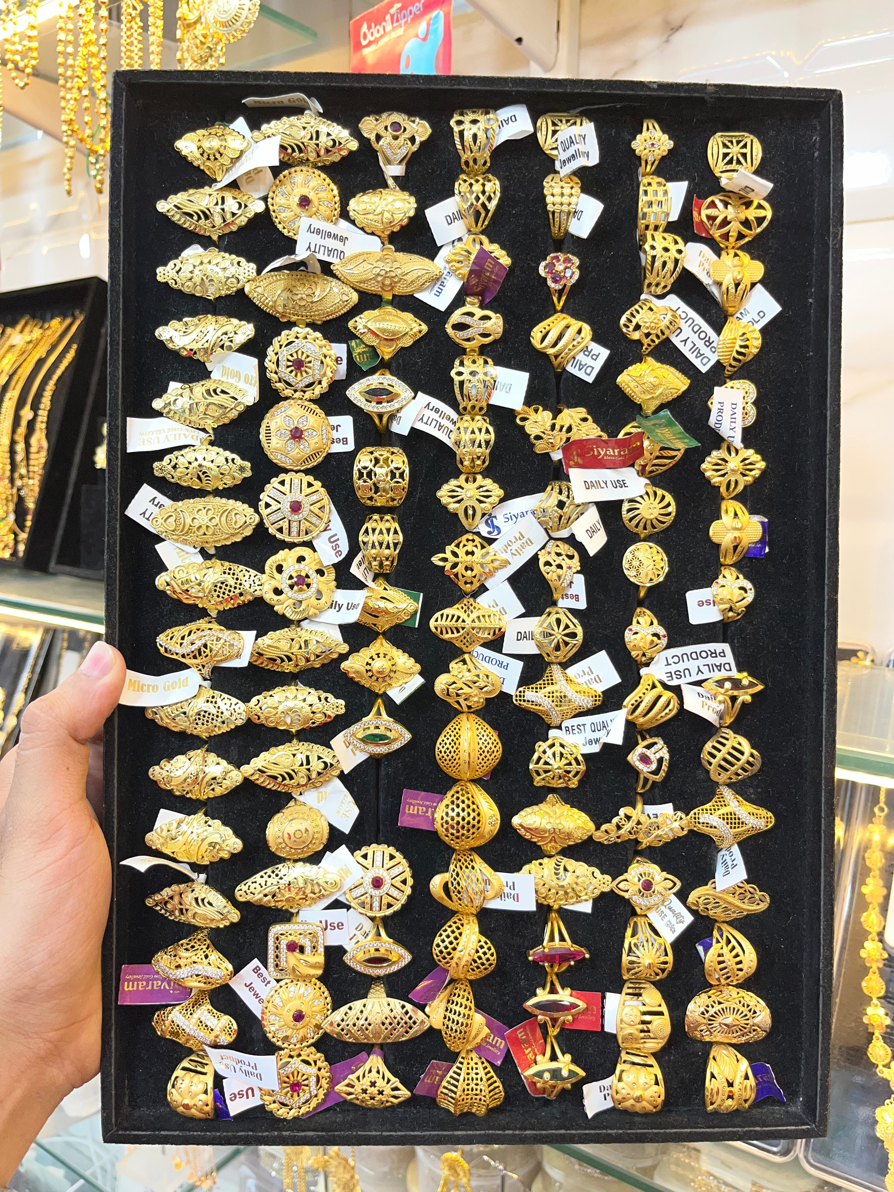 ⚜️ Golden Micro Gold Rings ⚜️