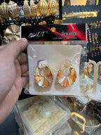 Turkey Pattern Earrings – Elegant Imported Design