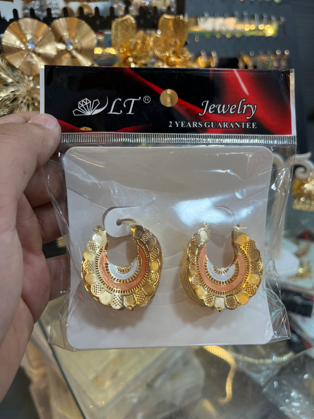 Turkey Pattern Earrings – Elegant Imported Design