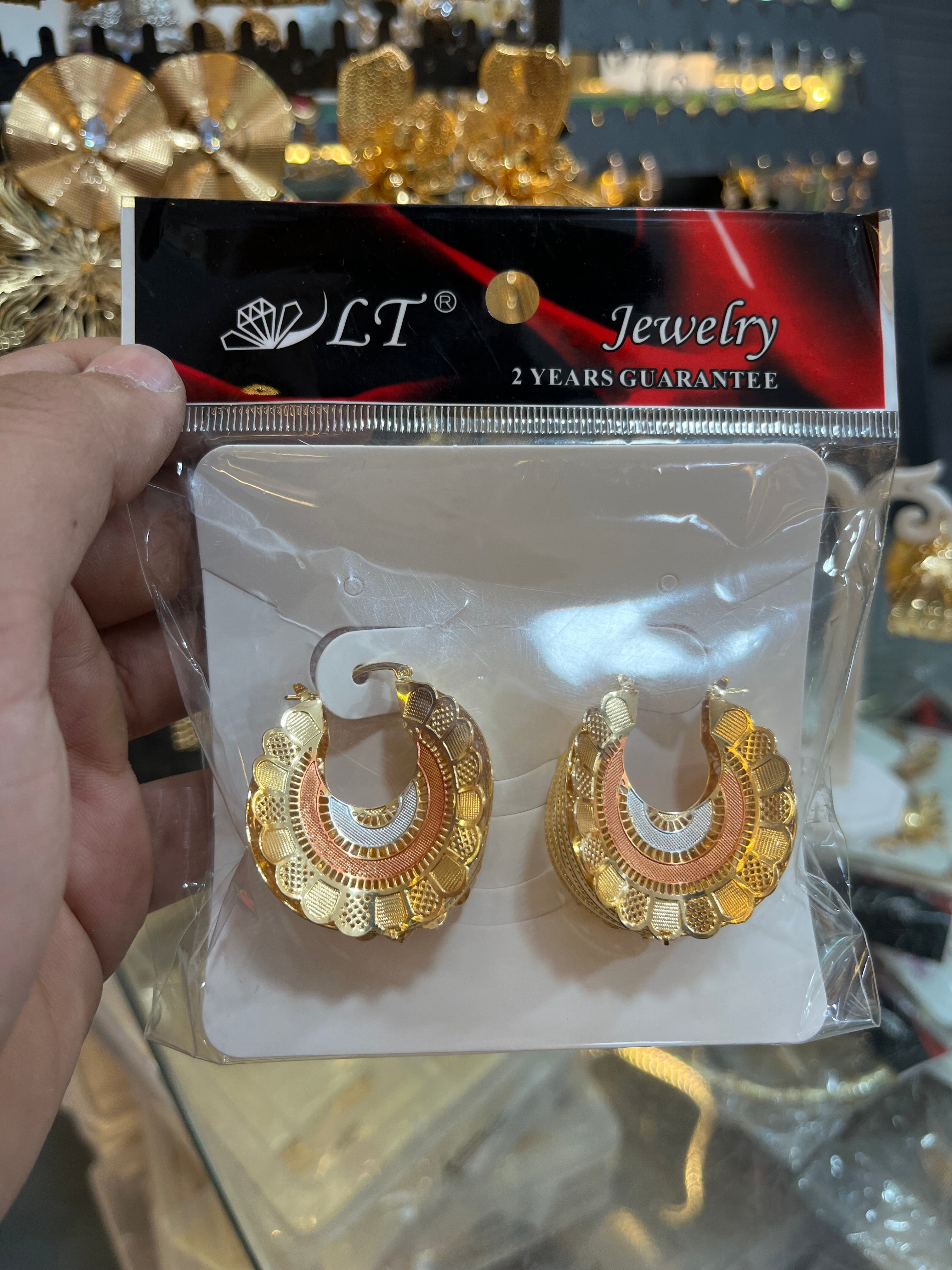 Turkey Pattern Earrings – Elegant Imported Design