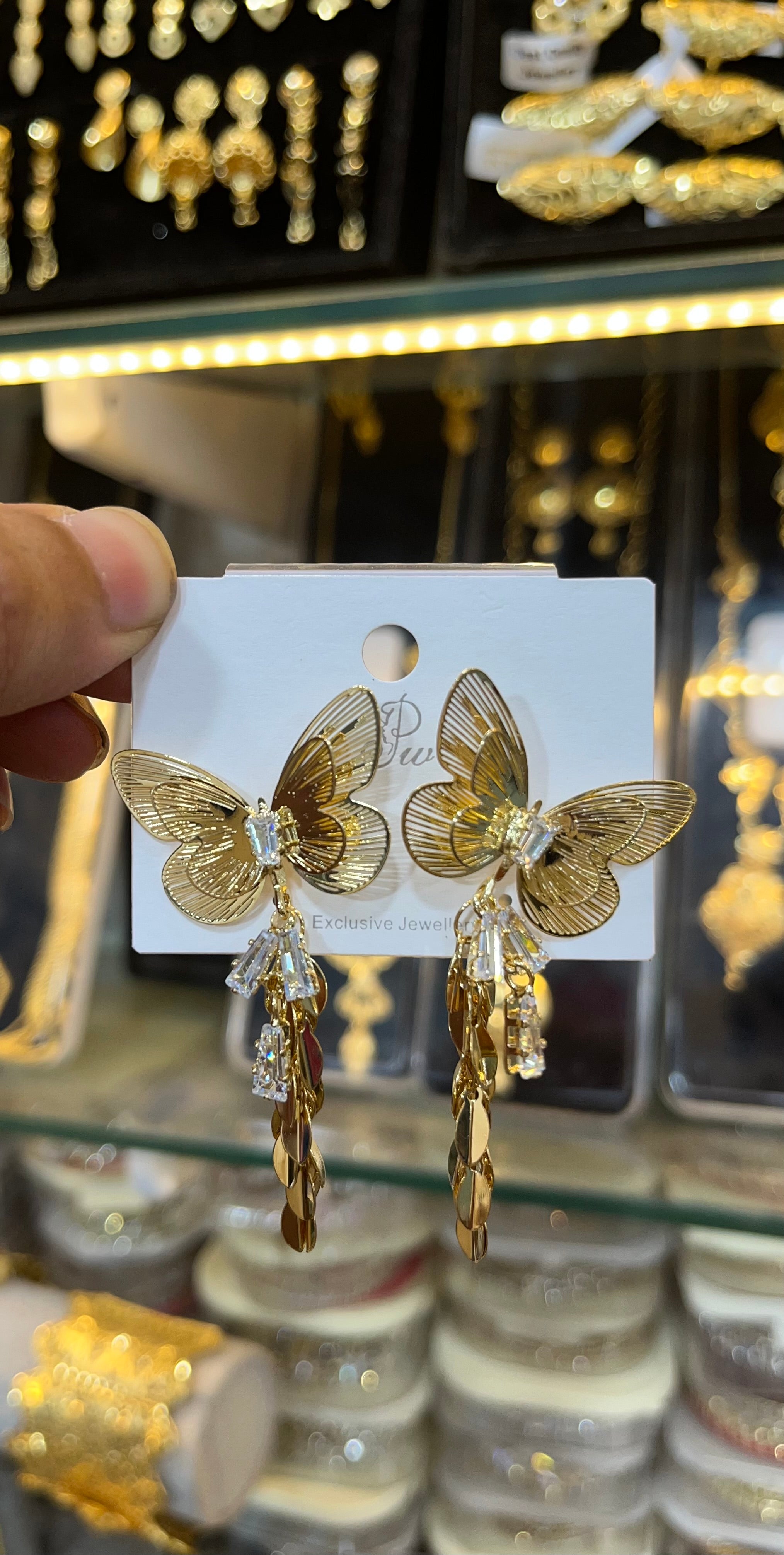 🦋 Statement Korean Butterfly Tassel Earrings ✨