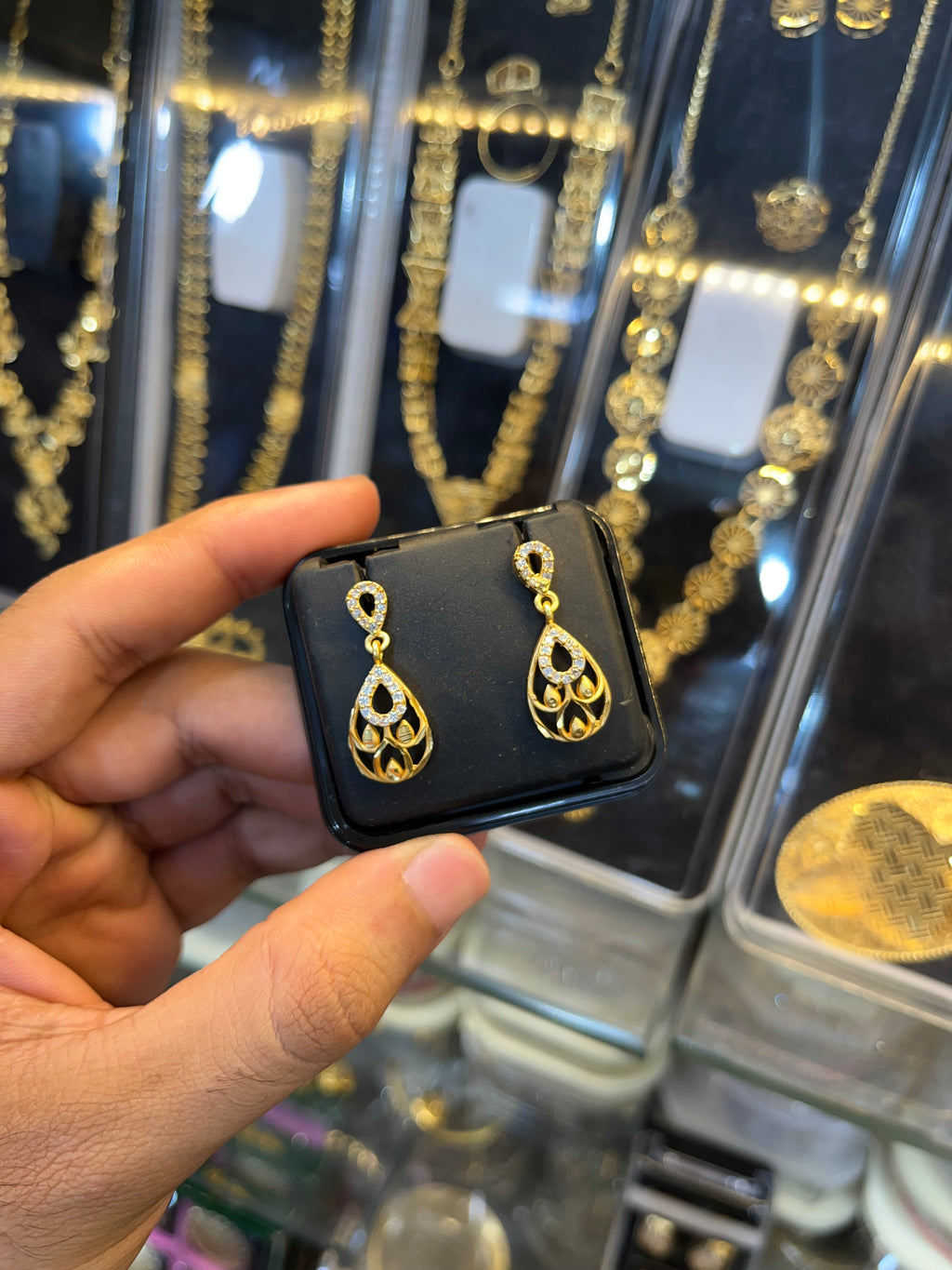⚜️Micro Gold AD Earrings 🔱