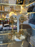 Turkey Pattern Long Earrings – Elegant Imported Design